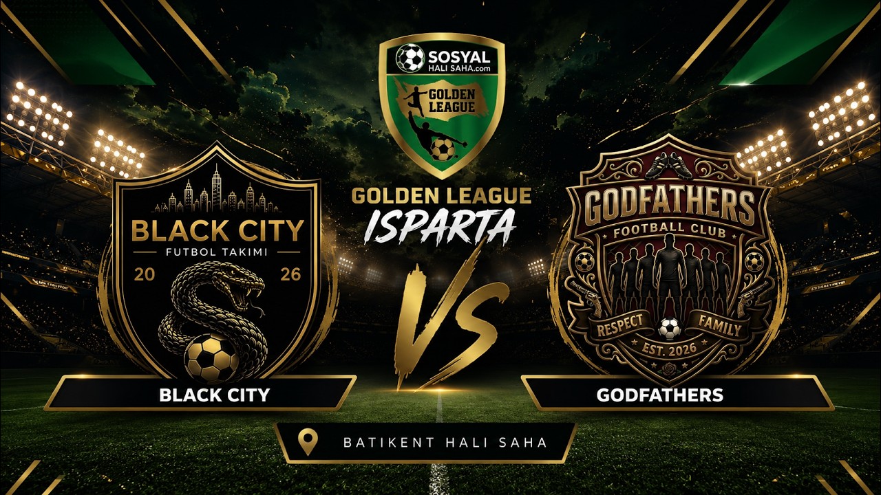 SOSYAL HALI SAHA GOLDEN LEAGUE / 2026 AÇILIŞ SEZONU / ISPARTA / GODFATHERS - BLACK CİTY