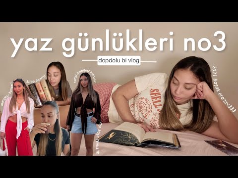 yaz günlükleri no3 | ev hali, kitap önerisi, manifest konseri, bolca temizlik
