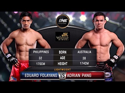 Eduard Folayang vs Adrian Pang full fight