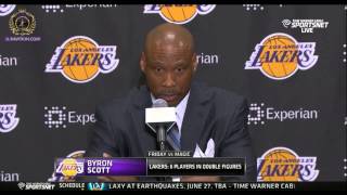 Byron Scott Post game interview - Lakers vs Magic