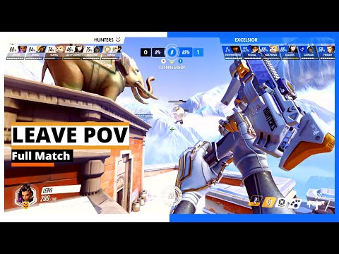 LEAVE POV | Sombra, Hanzo, Cassidy, Tracer & Widowmaker | Hunters vs Excelsior | OWL 2021
