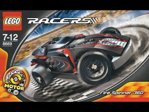 LEGO Instructions Remake - Power Racers - 8669 - Fire Spinner 360
