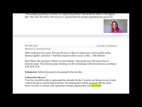 Executive Summary Assignment