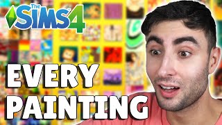 I Made EVERY Sims 4 Painting So That You Don