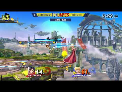 TCNJapes: The Finale - SH | ConCon (Bayonetta) vs DCheese (Cloud, Rosalina, Dr. Mario) - Smash 4 GFs