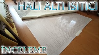 Halı Altı Isıtıcı İnceleme
