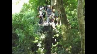 preview picture of video 'Tarzan swing on the zipline tour in Costa Rica'