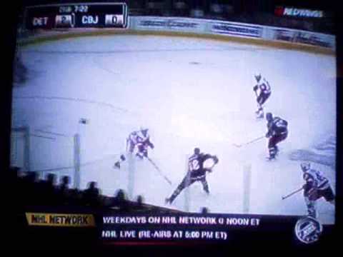 Red Wings vs Black and Blue Jackets Game 3 Stanley Cup Playoff