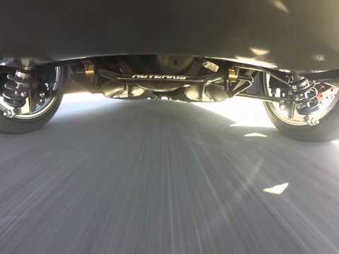 68 Firebird Autocross Ridetech rear suspension action.