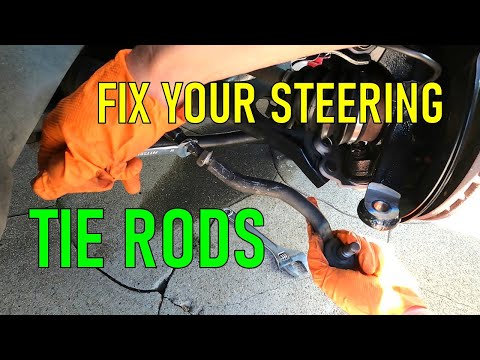 How to replace TIE RODS on a 2006-2011 8th gen Honda Civic with Mevotech for improved steering!