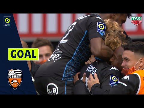 Goal Pierre-Yves HAMEL (61' - FC LORIENT) STADE DE REIMS - FC LORIENT (1-3) 20/21