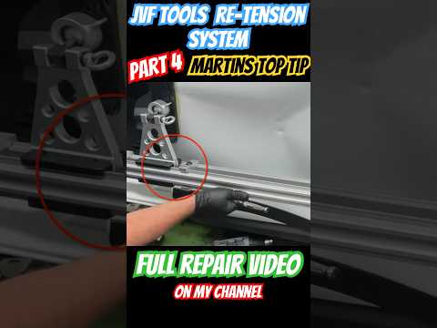 JVF Re-Tension System | Part 4 | Top Tip for setting the system up | PDR