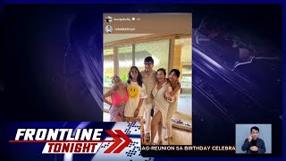 Kathryn Bernardo, Alden Richards, reunited sa birthday party para sa aktres | Frontline Tonight