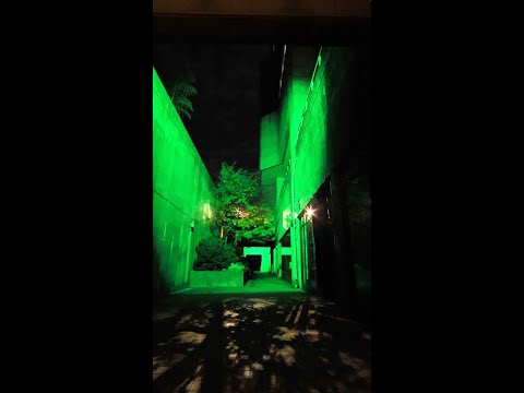 空間演出デザイン学科 2024年　照明実習『脈々』最優秀賞作品/Aクラス『PARKING』