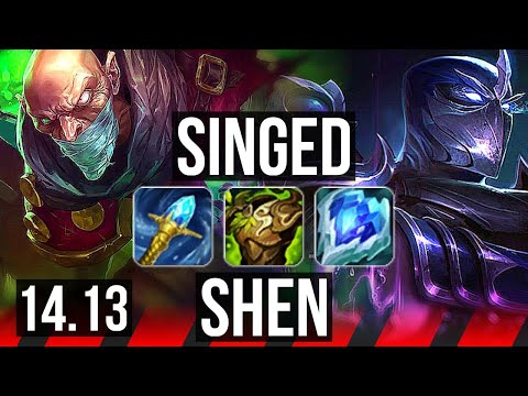 SINGED vs SHEN (TOP) | 4/1/14 | EUW Master | 14.13