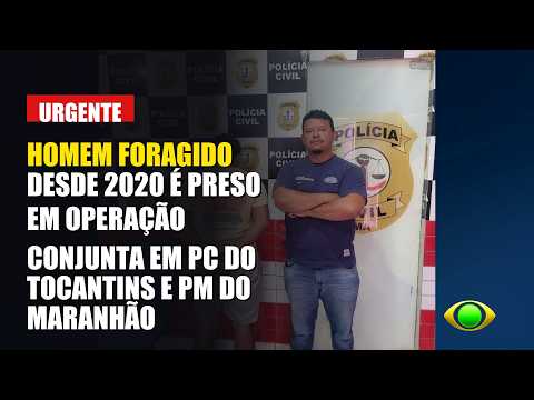 Foragido por homicídio no Tocantins em 2020 é preso em Balsas (MA).