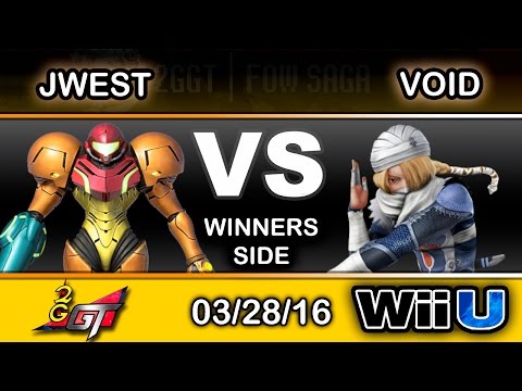 2GGT: FOW Saga - 2S | Jonny Westside (Samus) Vs. 2GG | VoiD (Sheik) Winners Side - Smash Wii U