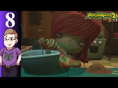 Let's Play Psychonauts 2 (Blind) Part 8 - The Questionable Area and Sam is Terrifying