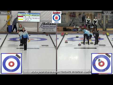 Seungyoun Ha vs. Michelle Hartwell - Draw 1 - Curling Stadium Alberta Curling Series #3