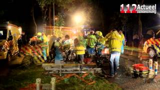 preview picture of video '112actueel Huizen - Ernstig ongeval met drie gewonden'