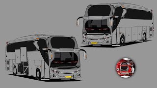 Download lagu SHARE!! 3D VECTOR BUS JB3, 2 VARIAN BAGASI BUKA DAN TUTUP FREE || VECTOR BUS mp3
