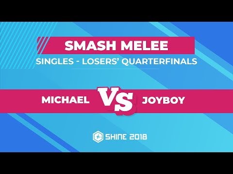 Michael vs Joyboy - Melee Singles: Losers' Quarterfinals - Shine 2018
