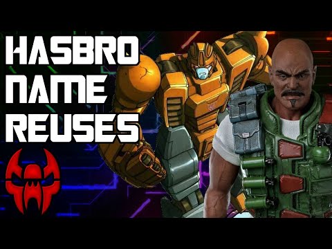 Transformers and G.I. Joes With The Same Name