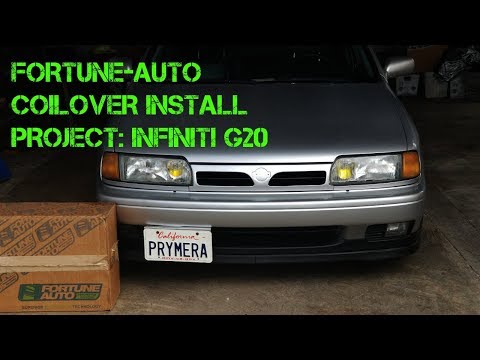 How To Install Coilovers: 1991-1996 INFINITI G20 P10