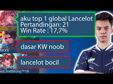 Prank Nyamar Jadi Top 1 Lancelot, Oura - Mobile Legends