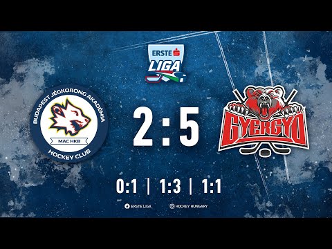 Gólösszefoglaló EL 55 - Budapest Jégkorong Akadémia HC - Gyergyói Hoki Klub 2-5 20221028