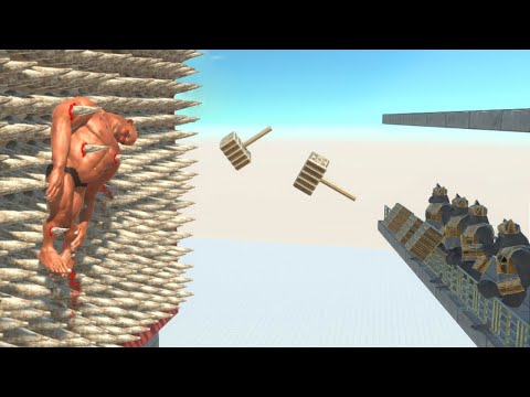 Nail Units to a Spiked Wall - Animal Revolt Battle Simulator