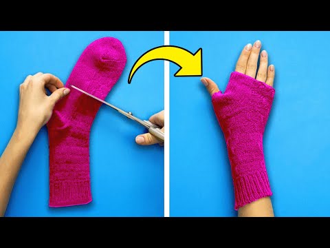 23 CRAFTS TO MAKE WITH OLD SOCKS