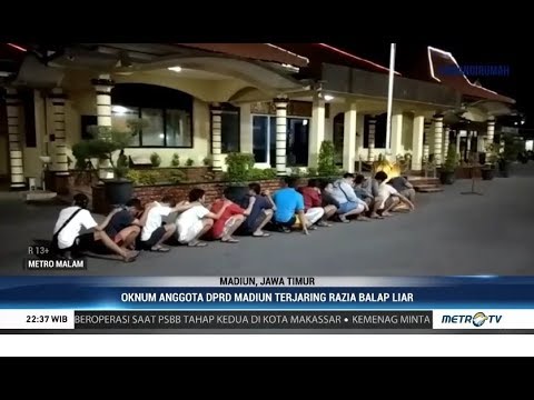 Oknum Anggota DPRD Madiun Terjaring Razia Balap Liar