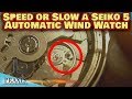 Speed Up or Slow Down an Automatic Wind Watch
