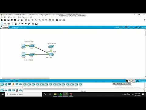 4.2.2.11 Packet Tracer - Configuring Extended ACLs - Scenario 2