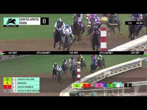 Leggs Galore wins the Sunshine Millions Filly and Mare Turf Sprint on Saturday, January 15, 2022.