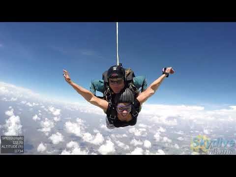 Karen's cool jump at Skydive Miami 10 01 2017