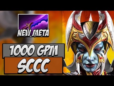 Newbee.Sccc QOP with 1K GPM | Dota Gameplay 7.14