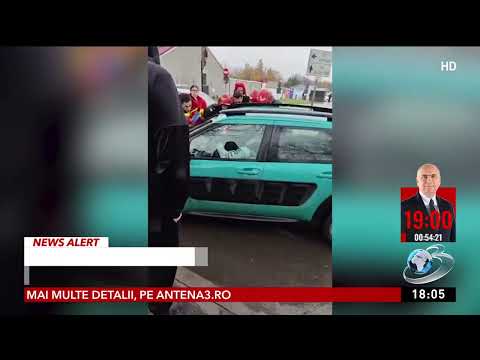 Șoferul a încercat să fugă după accident, pompierii au alergat după el