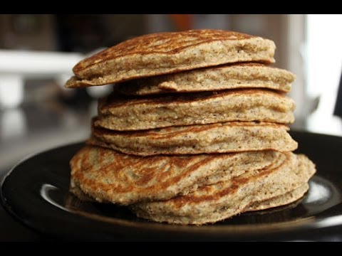 Making Banana Almond Oat Pancakes