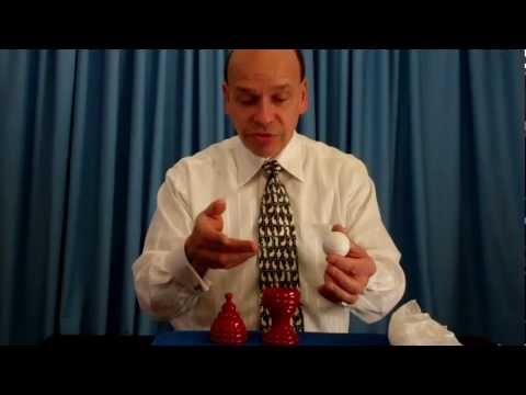 Golf Ball and Silk Vase Trick from MagicTricks.com