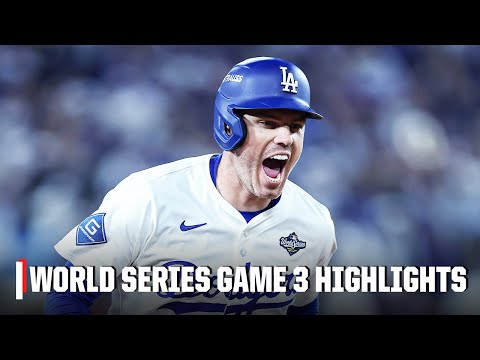 Blue Jays-Dodgers Game 3 Highlights ⚾️ Freddie Freeman walks it off in the 18TH INNING 🤯 | ESPN MLB