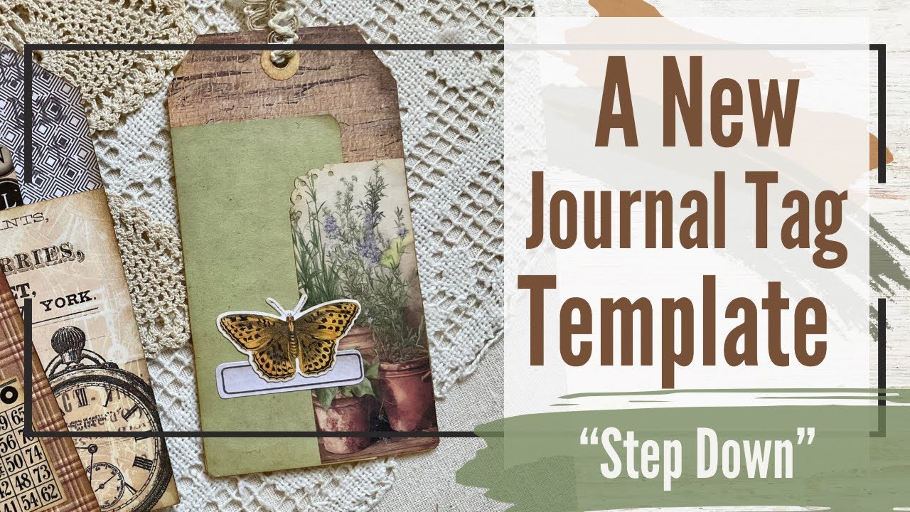 Thumbnail: EASIEST Design Formula for Junk Journal Tags: Template #12