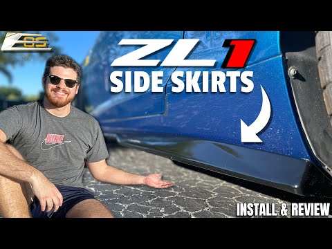 My Camaro gets SIDE SKIRTS (FINALLY) | ZL1 Side Skirts Install on a 5th Gen Camaro SS/RS/LS (10-15)