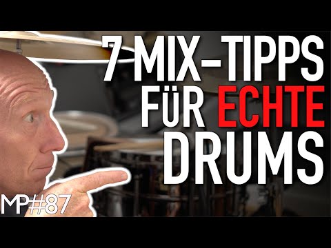 Top Basics: 7 Tipps zum Abmischen von echten Drums | Abmischen Tutorial | Recording-Blog #87