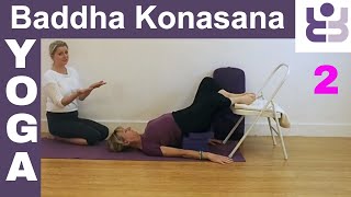 Baddha Konasana Tutorial - Iyengar Yoga for Beginners.2