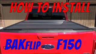 Bakflip truck bed cover how to install on a newer Ford F150 (2020)
