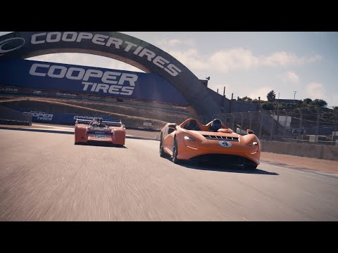 Thumbnail for The McLaren Elva heritage meets its ancestor, the M1A, on the Laguna Seca race track by Car