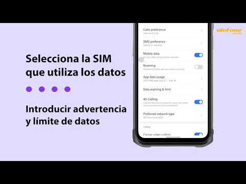 Cómo configurar la advertencia de datos y el límite de datos en su teléfono Ulefone