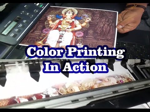 ✔Ink Tank Printer Header in Action A4 Full Page Color